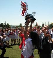 Final de la Copa de la Reina: 
1.500 espectadores en el campo municipal