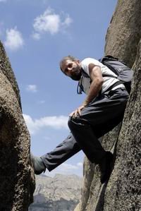 César en el Parque Regional de La Pedriza. Foto: Darío Rodríguez. 