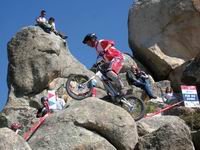 El Club de Bike Trial, exhibición en el Campeonato de España de moto trial