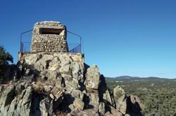 Estado actual del observatorio utilizado por los republicanos durante la batalla.