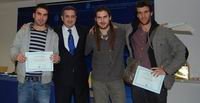 Los tres Jóvenes Artistas de Torrelodones