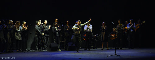 Maestro y figura en el baile flamenco