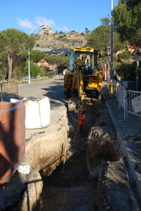 Renovación y ampliación de red de agua en Los Robles