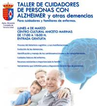 Taller para cuidadores y familias de enfermos de Alzheimer u otras demencias