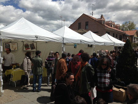 Mucha actividad cultural en la Feria del libro de Torrelodones