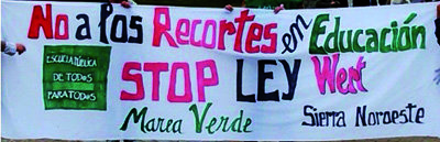 La educación pública protesta