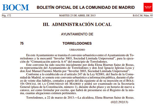 Se somete a información pública uno de los convenios para la construcción del paso inferior de la A-6.